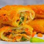 Jajanan Makanan Risol Dengan Isian Sayuran