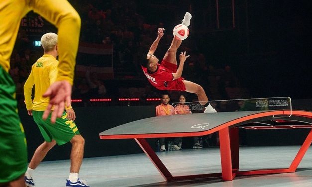 Bermain Olahraga Modern Salah Satunya Seperti Teqball