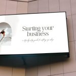 Pemasangan Papan Iklan Digital Sebuah Billboard