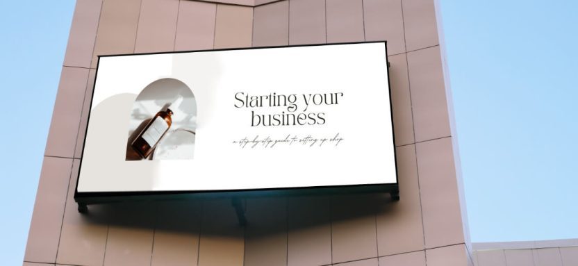 Pemasangan Papan Iklan Digital Sebuah Billboard