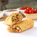 Makanan Kulit Tortilla Yang Berisi Daging