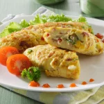 Sarapan Pagi Dengan Menu Hidangan Omelet