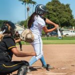 Olahraga Beregu Baseball Dengan Pemukul Dan Penangkap