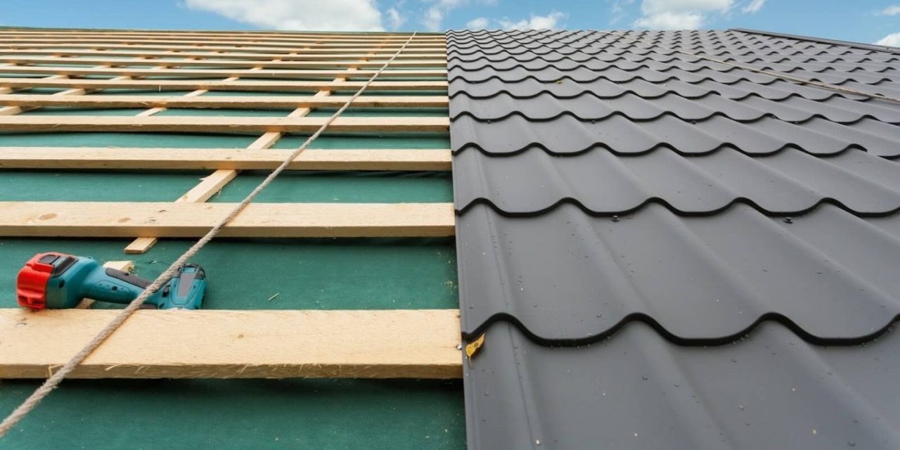 Material Rumah Genteng Pada Bagian Atas Penutup