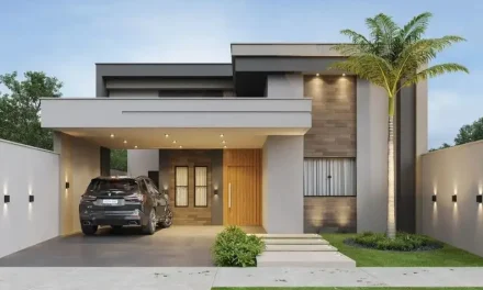 Bangunan Tempat Tinggal Atau Rumah Dengan Tema Modern