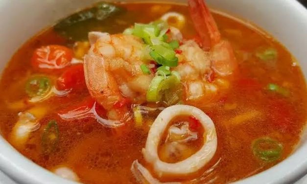 Sebuah Hidangan Masakan Tomyam Dengan Rasa Khas